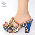 New Arrrival Italian Design Women Shoes Decorated with Rhinestone Summer Shoes Big Size Ladies Shoes High Heels Party Pumps