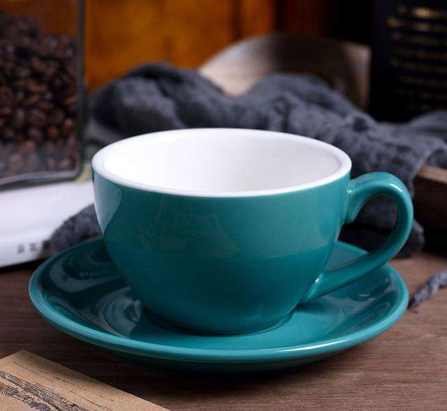 Pull Flower Coffee Mugs Italian Milk Cups And Saucer Ceramic Small Capacity Espresso Colors Optional Afternoon Tea Latte Cafe