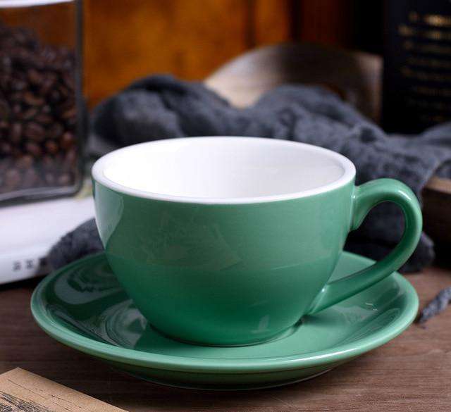 Pull Flower Coffee Mugs Italian Milk Cups And Saucer Ceramic Small Capacity Espresso Colors Optional Afternoon Tea Latte Cafe