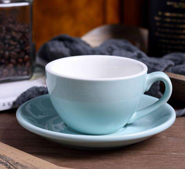 Pull Flower Coffee Mugs Italian Milk Cups And Saucer Ceramic Small Capacity Espresso Colors Optional Afternoon Tea Latte Cafe