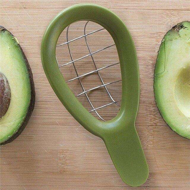 Avocado slicer melon cutter dice & cube avocados pulp separator kitchen tool - Gustobene