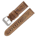 24MM Italian Retrol Cow Leather Watchband for Luxury Universal Watches Strap Band For P-anerai Man PAM Bracelet Handmade Tool - Gustobene