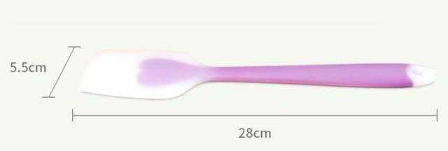 Silicone Cream Baking Scraper Non Stick Butter Spatula Nylon Chocolate Spreader Heat Resistant Kitchen Pastry Tools