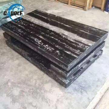 Europe Style Italian American Classic Living Room Coffee Table Black Marble Center Table - Gustobene