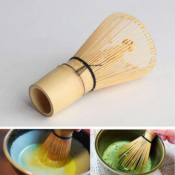1PC Matcha Green Tea Powder Whisk Matcha Bamboo Whisk Bamboo Chasen Useful Brush Tools Kitchen Accessories - Gustobene