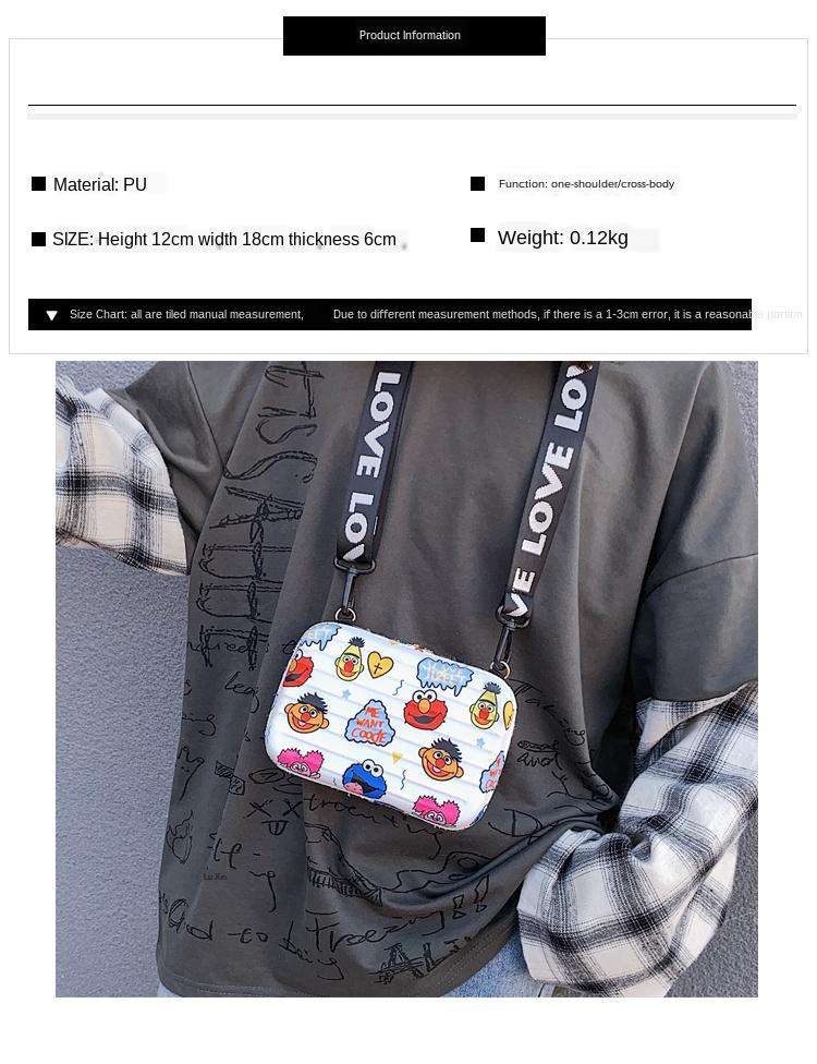 Luxury Cartoons Clutch Bag - Gustobene