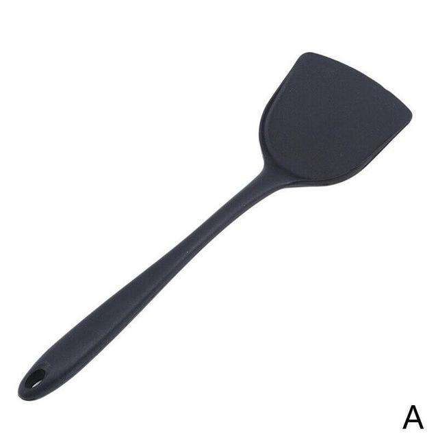 1pc High Quality Silicone Spatula Kitchen Non-stick High Temperature Resistant 230 Degree Chinese Spatula for Egg Fish Baking - Gustobene