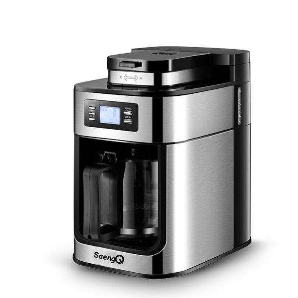 saengQ 1200ml Electric Coffee Maker Machine Household Fully Automatic Coffee Maker Espresso Coffee Home Kitchen Appliance 220V