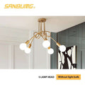 Modern Creative Curve Chandeliers - Gustobene