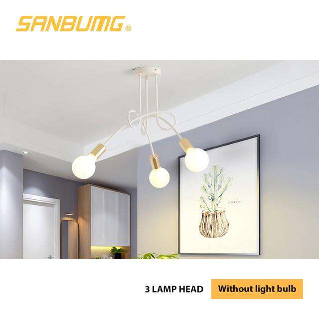 Modern Creative Curve Chandeliers - Gustobene