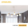 Modern Creative Curve Chandeliers - Gustobene
