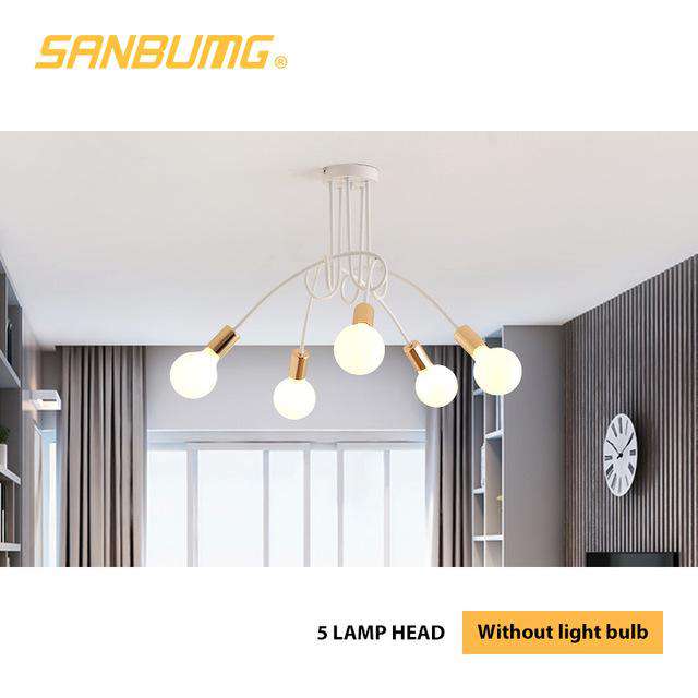 Modern Creative Curve Chandeliers - Gustobene