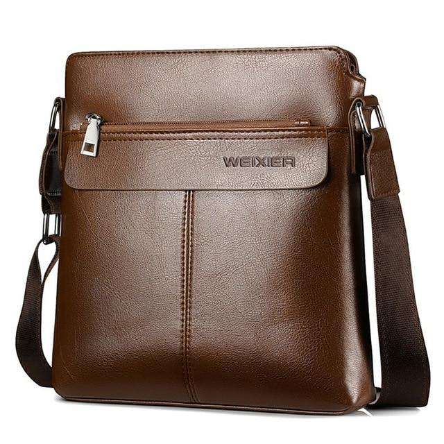 New Italian Small Briefcase Shoulder Bag - Gustobene