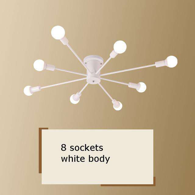 Vintage Metal Star Chandelier Lighting - Gustobene