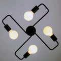 Multiple Rod Metal Chandelier - Gustobene