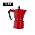 Italian Moka Espresso Coffeeware Mocha Latte Aluminum Coffee Maker Percolator Pot 100/200/300/450/600ML Stovetop Coffee Machine