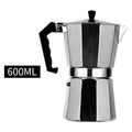 Italian Moka Espresso Coffeeware Mocha Latte Aluminum Coffee Maker Percolator Pot 100/200/300/450/600ML Stovetop Coffee Machine - Gustobene