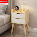 Bedside cabinet custom bedroom furniture Italian simple modern solid wood economical bedside storage cabinet - Gustobene