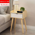 Bedside cabinet custom bedroom furniture Italian simple modern solid wood economical bedside storage cabinet - Gustobene