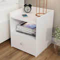 Bedside cabinet custom bedroom furniture Italian simple modern solid wood economical bedside storage cabinet - Gustobene