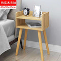 Bedside cabinet custom bedroom furniture Italian simple modern solid wood economical bedside storage cabinet - Gustobene