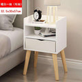 Bedside cabinet custom bedroom furniture Italian simple modern solid wood economical bedside storage cabinet - Gustobene