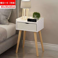Bedside cabinet custom bedroom furniture Italian simple modern solid wood economical bedside storage cabinet - Gustobene