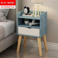 Bedside cabinet custom bedroom furniture Italian simple modern solid wood economical bedside storage cabinet - Gustobene