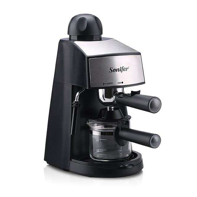 240ml Semi-Automatic Espresso Electric Coffee Machine Express Electric Foam Coffee Maker Kitchen Appliances 220V Sonifer - Gustobene