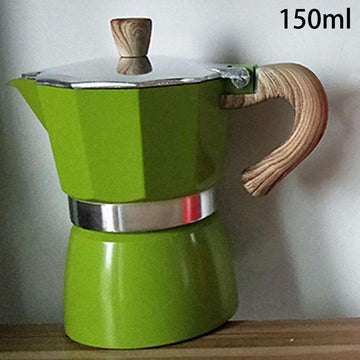 Aluminum Italian Moka Espresso Coffee Maker Percolator Stove  Coffee Maker Pot 150/300ML Stovetop Percolator Espresso Pot - Gustobene