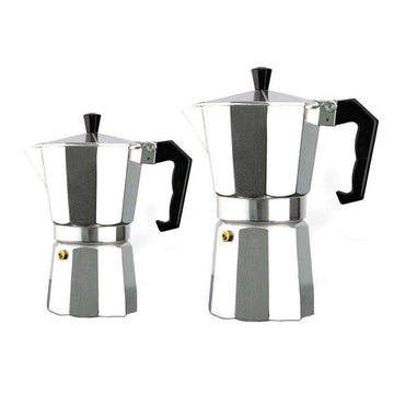 Aluminium Espresso  Italian Machine - Gustobene