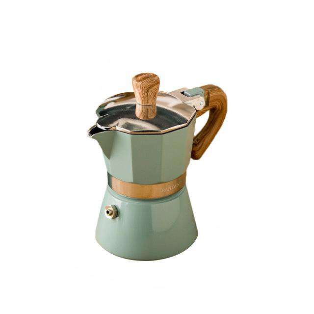 Aluminum Italian Moka Espresso Coffee Maker Percolator Stove Top Pot 150/300ML Kitchen Tools Stovetop - Gustobene