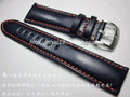 2020 new 23mm Italian Calf Leather deep blue Watch Band Handmade for CITIZEN AT9010-52E/AT9016-56H AT9037 high quality Wristband - Gustobene