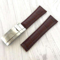 20mm Italian Cowhide Watch band Black Brown Green Leather Watchband for Role strap Daytona Submariner DEEPSEA GMT OYSTERFLEX - Gustobene