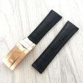 20mm Italian Cowhide Watch band Black Brown Green Leather Watchband for Role strap Daytona Submariner DEEPSEA GMT OYSTERFLEX - Gustobene