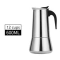 Coffee Makers Italian Top Moka Espresso Cafeteira Expresso Percolator 1100/200/300/450/600ml Stovetop Coffee Maker Pot Hot New - Gustobene