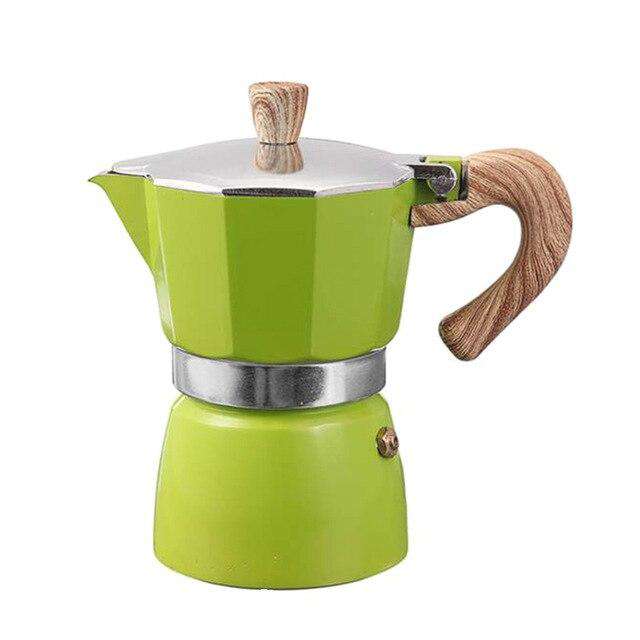 Portable Home Kitchen Aluminum Italian Style Espresso Coffee Maker Percolat Stove Top Pot Kettle