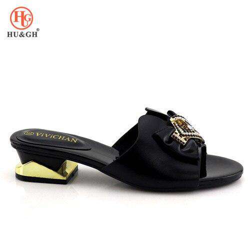 New Wine Red Italian Ladies Comfortable Low Heels Pumps 2019 Latest Design Ladies Pumps African Sandal Shoe for Party Weddings