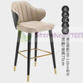 Nordic light luxury solid wood bar stools American country high stools personality modern bar stools Italian bar chairs