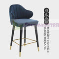 Nordic light luxury solid wood bar stools American country high stools personality modern bar stools Italian bar chairs