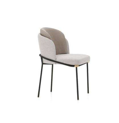 Minotti Dining Chair Cafe  Model Room Designer  Italian Light Luxury   Study