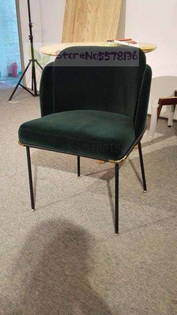 Minotti Dining Chair Cafe  Model Room Designer  Italian Light Luxury   Study