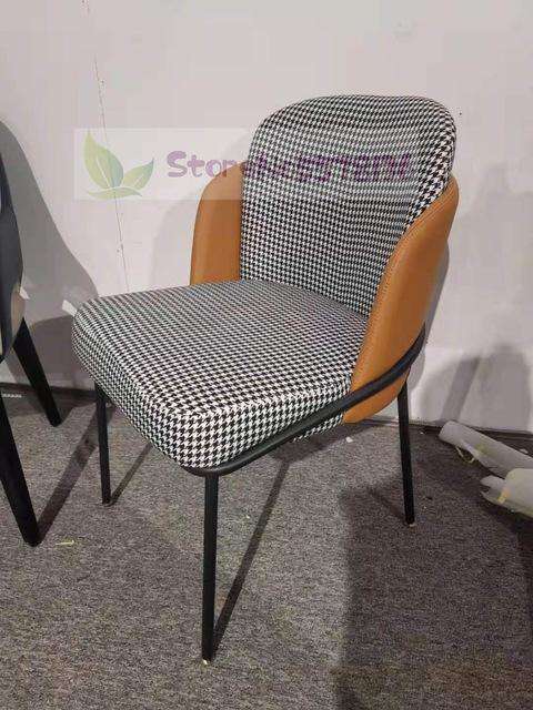 Minotti Dining Chair Cafe  Model Room Designer  Italian Light Luxury   Study