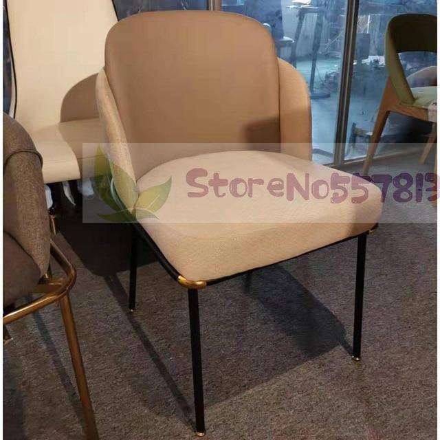 Minotti Dining Chair Cafe  Model Room Designer  Italian Light Luxury   Study