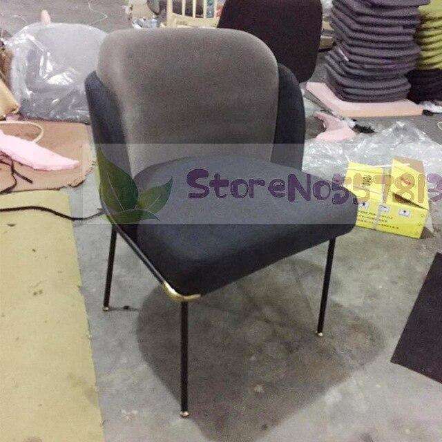 Minotti Dining Chair Cafe  Model Room Designer  Italian Light Luxury   Study