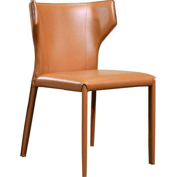 Italian dining chair Nordic style post modern minimalist light luxury home net red all-inclusive leather art restaurant designer - Gustobene