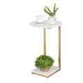 Italian Light Luxury Side Table Sofa Marble Simple Iron Corner Table Living Room Nordic Small Coffee Table Side Table Removable - Gustobene