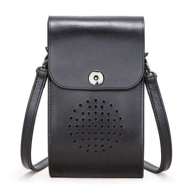 mini female messenger bag multi-function cowhide women's trend crossbody bags Fashion women Shoulder New Design free shipping - Gustobene