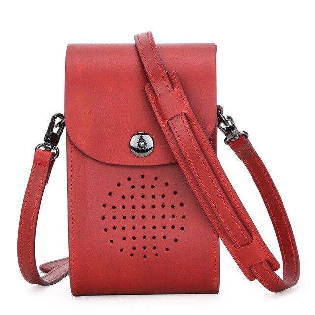 mini female messenger bag multi-function cowhide women's trend crossbody bags Fashion women Shoulder New Design free shipping - Gustobene