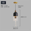 nordic Italian design tassel luxury pendant lights for living room clothing store villa suspension luminaire led hanging lamp - Gustobene